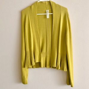 Anthropologie Cardigan Banlieue Peplum